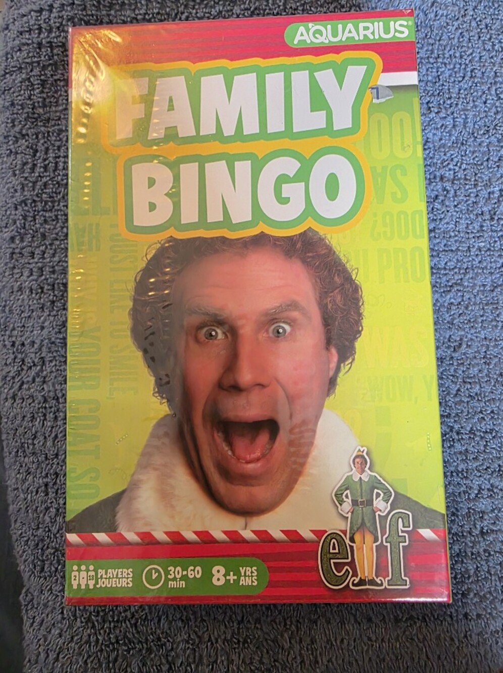 NEW Elf Family Bingo Game